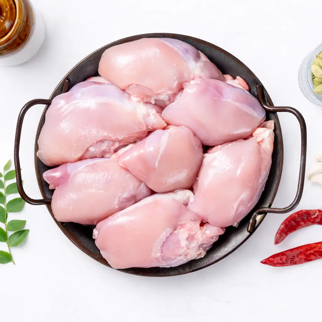 Chicken Thigh Boneless, Highlight tenderness | Mutton Mahal, New Delhi