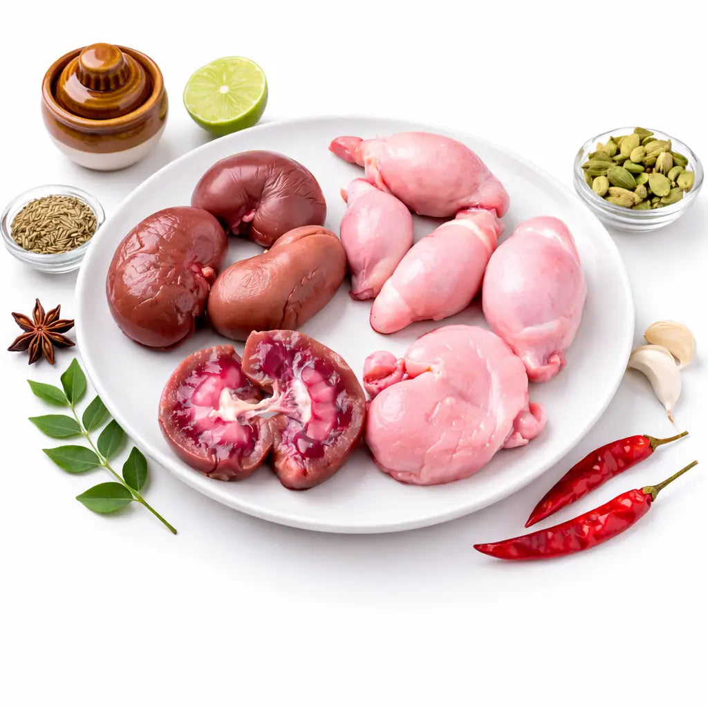 Buy Fresh Lamb Kidney (Kapoora) Online in Delhi – Nutrient-Rich & Tender